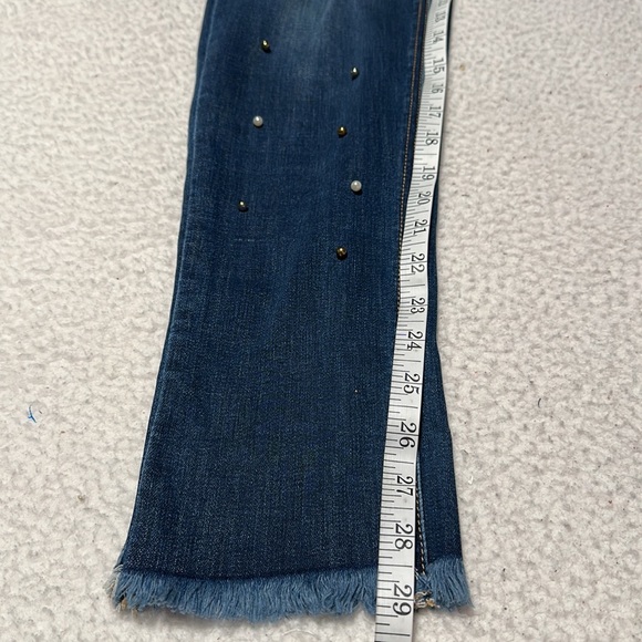 Kancan Skinny Fit Jeans with Pearls, EUC (Looks New), Size 11 (29) - Picture 7 of 12